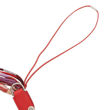 将图像加载到图库查看器中,HERMES Petit H Bag Charm Fish Roo Red/Multicolor Epsom Silk