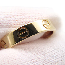 Load image into Gallery viewer, CARTIER Mini Love Ring Size Small/52/#12B4085000/B4085052 18K Yellow Gold