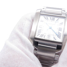 Load image into Gallery viewer, CARTIER Tank francaise LM H36mmxW28mm Stainless Steel Silver DialW51002Q3