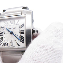 Load image into Gallery viewer, CARTIER Tank francaise LM H36mmxW28mm Stainless Steel Silver DialW51002Q3