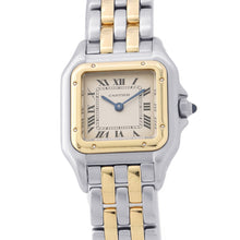 Load image into Gallery viewer, CARTIER PANTHERE 2 Row W22mm × H30mm Stainless Steel K18YG Ivory DialW25029B6