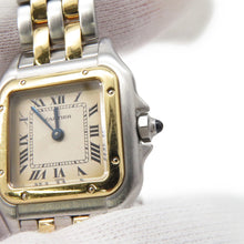 Load image into Gallery viewer, CARTIER PANTHERE 2 Row W22mm × H30mm Stainless Steel K18YG Ivory DialW25029B6