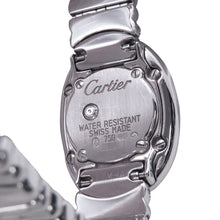 Load image into Gallery viewer, CARTIER Mini Baignoire Diamond Bezel H25mm×W18mm 18K White Gold Ivory DialWB5095L2