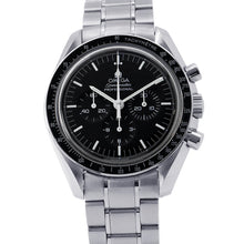 将图像加载到图库查看器中,OMEGA Speedmaster Professional Moonwatch W42mm Stainless Steel Black Dial3570.50