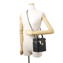 Load image into Gallery viewer, CHANEL Trendy CC 2-Way Vanity Bag BlackAS1626 Lambskin