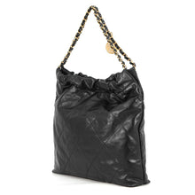 将图像加载到图库查看器中,CHANEL CHANEL22 ChainShoulder Bag BlackAS3261 Shiny Calf Leather Size Medium