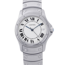 Load image into Gallery viewer, CARTIER Santos Rondo LM W33mm Stainless Steel White DialW20026K1