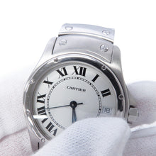 Load image into Gallery viewer, CARTIER Santos Rondo LM W33mm Stainless Steel White DialW20026K1