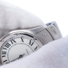 Load image into Gallery viewer, CARTIER Santos Rondo LM W33mm Stainless Steel White DialW20026K1