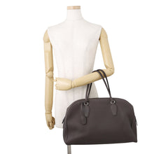 Load image into Gallery viewer, The Row INDIA15.75 Top Handle Bag Wood BrownW1594L133 Leather