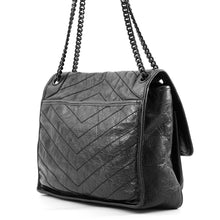 Load image into Gallery viewer, SAINT LAURENT PARIS Niki Shoulder Bag Black506854 Leather Size Large