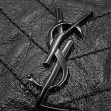 Load image into Gallery viewer, SAINT LAURENT PARIS Niki Shoulder Bag Black506854 Leather Size Large
