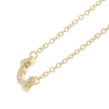 将图像加载到图库查看器中,TIFFANY&Co. T Smile Necklace Size Mini62617683 18K Yellow Gold