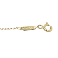 将图像加载到图库查看器中,TIFFANY&Co. T Smile Necklace Size Mini62617683 18K Yellow Gold