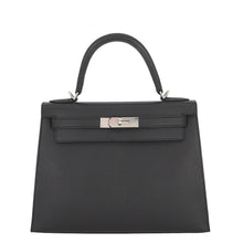 Load image into Gallery viewer, HERMES Kelly Sellier Black Epsom Size 28