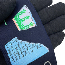 Load image into Gallery viewer, HERMES Twilly in the pocket Marine/Vert・Vif/Multicolor Silk100%