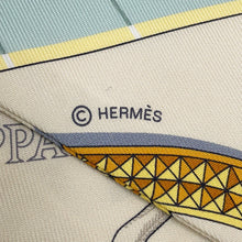 Load image into Gallery viewer, HERMES Twilly Gran Apara Ivoire/Marine/Pink Silk100%