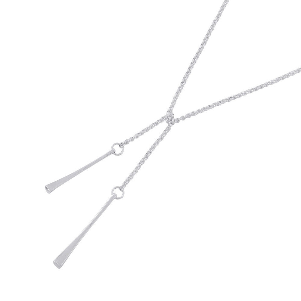 HERMES Clou de Forge Lariat NecklaceH122202B 00 SV925– GALLERY