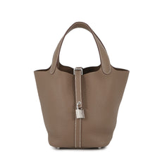 Load image into Gallery viewer, HERMES Picotin Lock Etoupe Taurillon Clemence Size PM