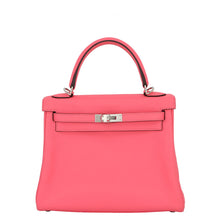 Load image into Gallery viewer, HERMES Kelly Retourne Rose Azalee Swift Leather Size 25