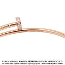 Load image into Gallery viewer, CARTIER Juste Un Clou Bracelet Small model Diamond Size SM/17B6065817/B6065800 18K Pink Gold