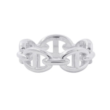 将图像加载到图库查看器中,HERMES Chaine d'Ancre Anchene Ring Size PM/55/#15 SV925
