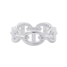 将图像加载到图库查看器中,HERMES Chaine d'Ancre Anchene Ring Size PM/55/#15 SV925