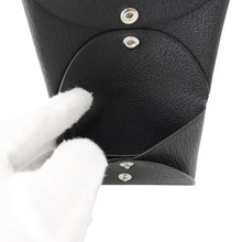 Load image into Gallery viewer, HERMES Calvi Duo Black Chevre Myzore Goatskin