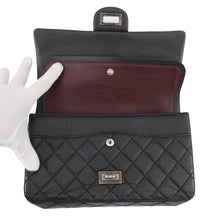 Load image into Gallery viewer, CHANEL 2.55 Double Flap Chain Shoulder Bag BlackA37586 Aged Calf Leather Size 24