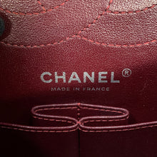 Load image into Gallery viewer, CHANEL 2.55 Double Flap Chain Shoulder Bag BlackA37586 Aged Calf Leather Size 24