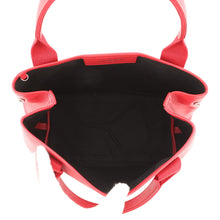 Load image into Gallery viewer, BALENCIAGA Navy Kabas Red339933 Leather Size S