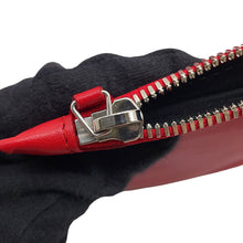 Load image into Gallery viewer, BALENCIAGA Navy Kabas Red339933 Leather Size S