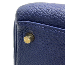 Load image into Gallery viewer, HERMES Kelly Retourne blue navy Togo Leather Size 35