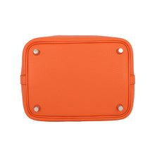 Load image into Gallery viewer, HERMES Picotin Lock Eclat Orange Mini-An / Rose Azalee Taurillon Clemence Swift Leather Size PM