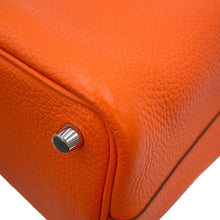 Load image into Gallery viewer, HERMES Picotin Lock Eclat Orange Mini-An / Rose Azalee Taurillon Clemence Swift Leather Size PM