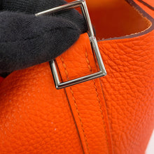 Load image into Gallery viewer, HERMES Picotin Lock Eclat Orange Mini-An / Rose Azalee Taurillon Clemence Swift Leather Size PM