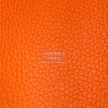 Load image into Gallery viewer, HERMES Picotin Lock Eclat Orange Mini-An / Rose Azalee Taurillon Clemence Swift Leather Size PM