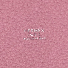 将图像加载到图库查看器中,HERMES Picotin Lock Rose Sakura Taurillon Clemence Size PM