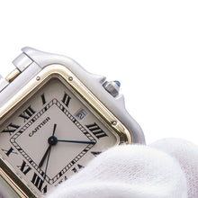 Load image into Gallery viewer, CARTIER PANTHERE LM 2 row H39.5mm×W29.5mm Stainless Steel K18YG Ivory DialW25027B6
