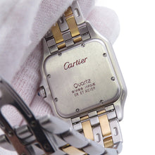 Load image into Gallery viewer, CARTIER PANTHERE LM 2 row H39.5mm×W29.5mm Stainless Steel K18YG Ivory DialW25027B6
