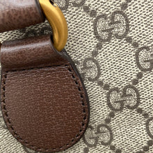 Load image into Gallery viewer, GUCCI GG Supreme Ophidia Savoy Duffle Bag Beige760227 Leather GG Supreme
