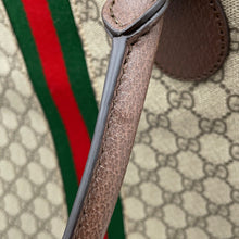Load image into Gallery viewer, GUCCI GG Supreme Ophidia Savoy Duffle Bag Beige760227 Leather GG Supreme