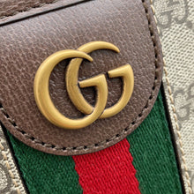 Load image into Gallery viewer, GUCCI GG Supreme Ophidia Savoy Duffle Bag Beige760227 Leather GG Supreme