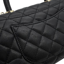 Load image into Gallery viewer, CHANEL Coco Handle 2WAYHandbag BlackA92990 Caviar Leather Size XS