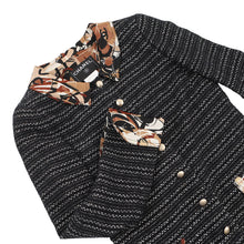 Load image into Gallery viewer, CHANEL Tweed Setup Size 36 Black/BeigeP25499W03501 Cotton Lin