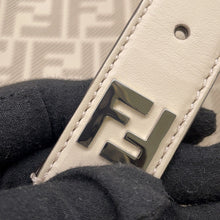 Load image into Gallery viewer, FENDI FF Logo Shoulder Bag Beige7VA604 Leather