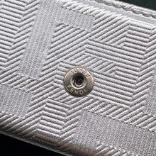 将图像加载到图库查看器中,FENDI FF Logo Bag Charm Silver7AS206 Leather