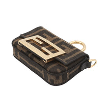 Load image into Gallery viewer, FENDI ZUCCA Nanobucket ChainPouch Brown7AS045 Canvas