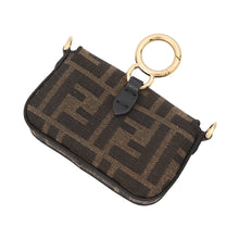 Load image into Gallery viewer, FENDI ZUCCA Nanobucket ChainPouch Brown7AS045 Canvas