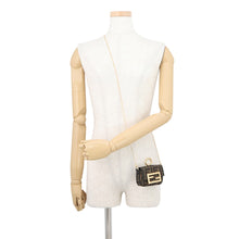 Load image into Gallery viewer, FENDI ZUCCA Nanobucket ChainPouch Brown7AS045 Canvas